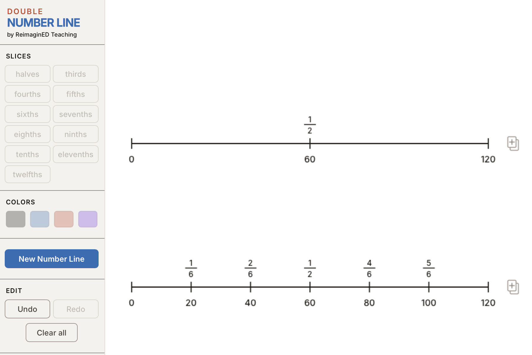 Double Number Line