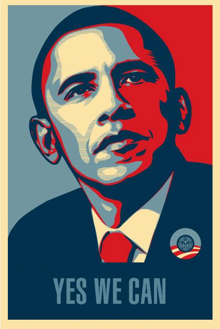 Obama "Yes We Can" Poster
