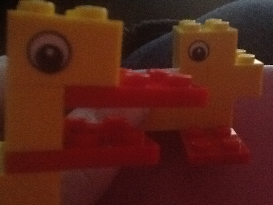 Ducks made from Legos