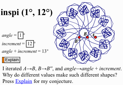 Logo program implemented as a recursive Sketchpad construction