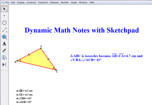 Dynamic Notes with Hot Text Sketchpad