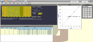 Shuffleboard Data Game Screen